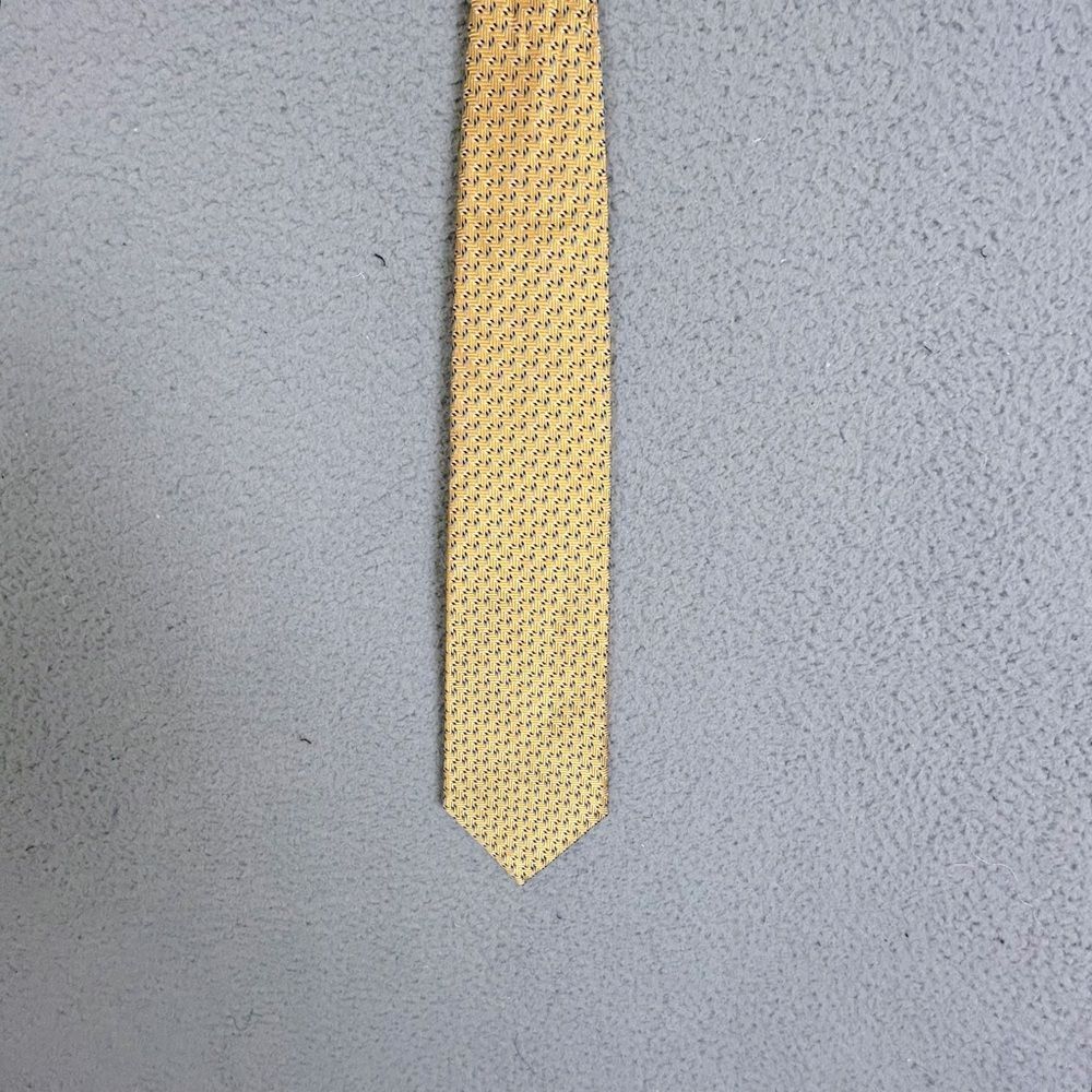 Brooks Brothers men’s yellow Patterned Tie silk